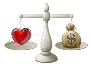 Money vs love