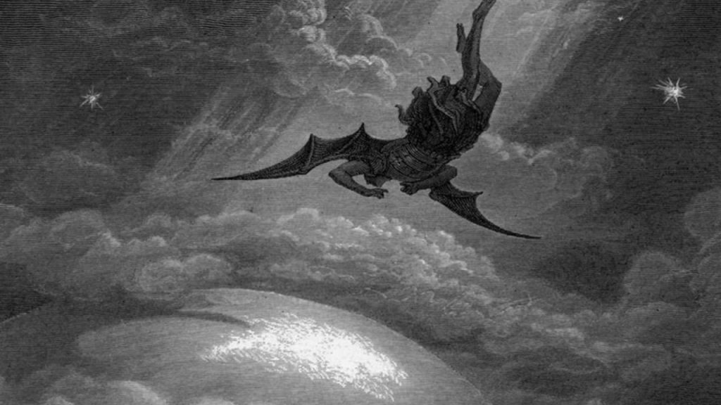 Satan falling like lightning from heaven